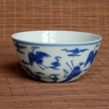 "Лелеки" - чаша з тонкостінної порцеляни "Лелеки" - чаша з тонкостінної порцеляни