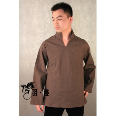 Сіро-коричнева сорочка (М106 Білочунь)