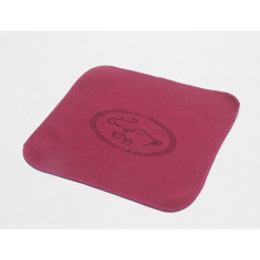 Чайний рушник із зображенням чайника, бордовий