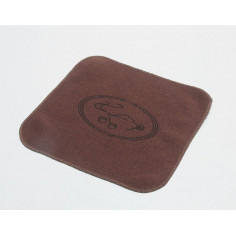 Чайний рушник із зображенням чайника, коричневий