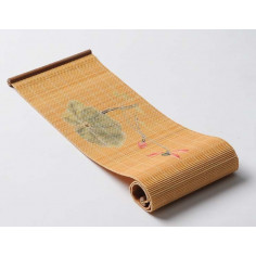 Бамбуковий килимок "Лотос та рибки"