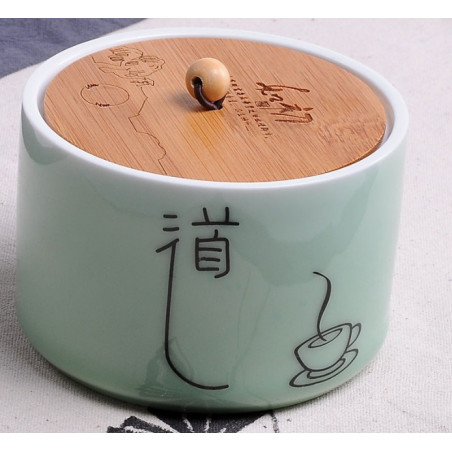 Шлях, селадонова чайниця з бамбуковою кришкою