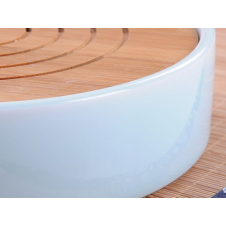 Кругла чабань із селадоновою керамічною основою