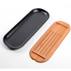 Овальна чабань із чорною керамічною основою 2