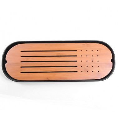 Овальна чабань із чорною керамічною основою