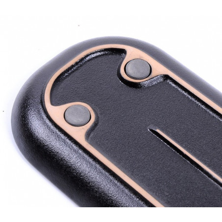 Овальна чабань із чорною керамічною основою