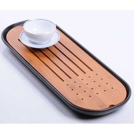 Овальна чабань із чорною керамічною основою