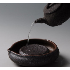 Чайник бамбуковий, "іржава" кераміка 2