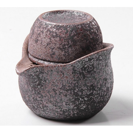 Набір для подорожей №3, "іржава" кераміка