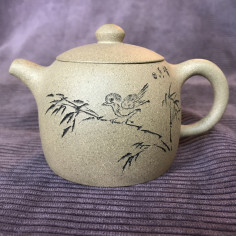 Чайник з ісинської глини «Город колодязя» (бамбук), 180 мл