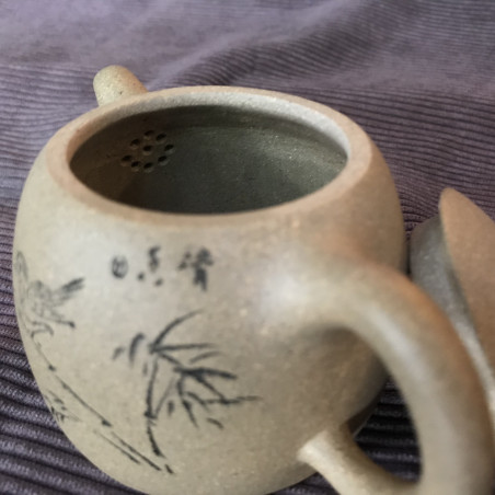 Чайник з ісинської глини «Город колодязя» (бамбук), 180 мл