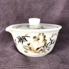 Чайник-гайвань із бамбуком