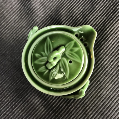 Зелений чайник-гайвань «Сегмент бамбука»