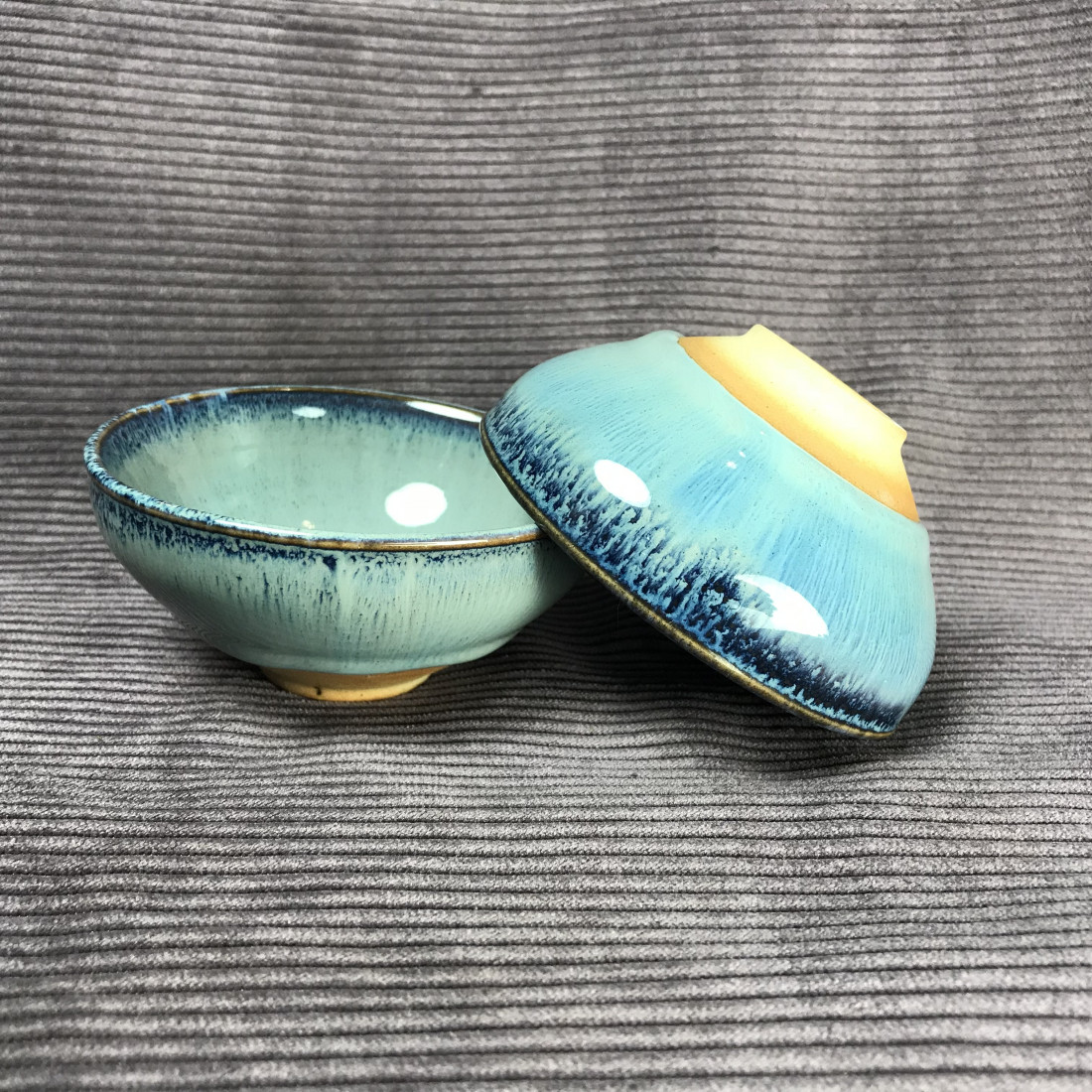 Чаша з ефектарною глазур'ю «Потік» Чаша з ефектарною глазур'ю «Потік»