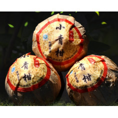 Пуер у зеленому мандарині