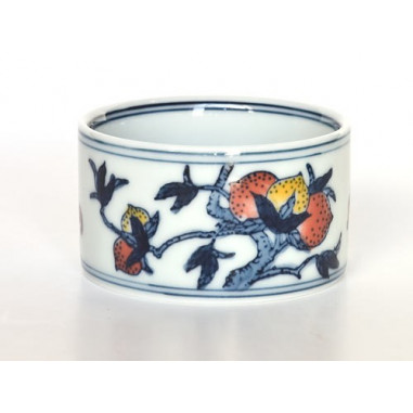 Чаша з цзиндечженьского порцеляни з прямими верстатами «Персик довголіття» (велика)