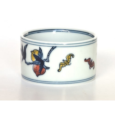 Чаша з цзиндечженьского порцеляни з прямими верстатами «Персик довголіття» (велика)