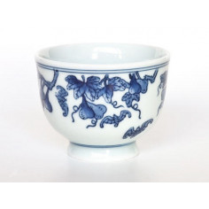 Чаша з цзиндечженського фарфору «Гарбуз горлянка» (однокольоровий розпис)