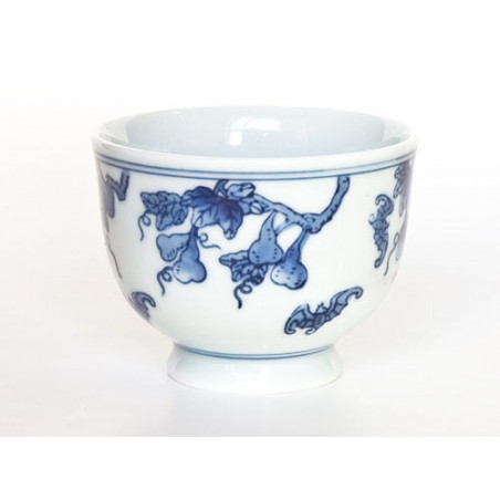 Чаша з цзиндечженського фарфору «Гарбуз горлянка» (однокольоровий розпис) Чаша з цзиндечженського фарфору «Гарбуз горлянка» (однокольоровий розпис)