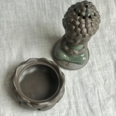 Курителька запашна "Споглядання Будди" із зеленим покриттям 2