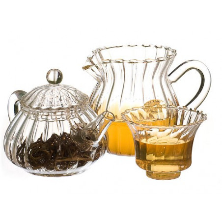 Чаша скляна зі смужками, 50 мл Чаша скляна зі смужками, 50 мл