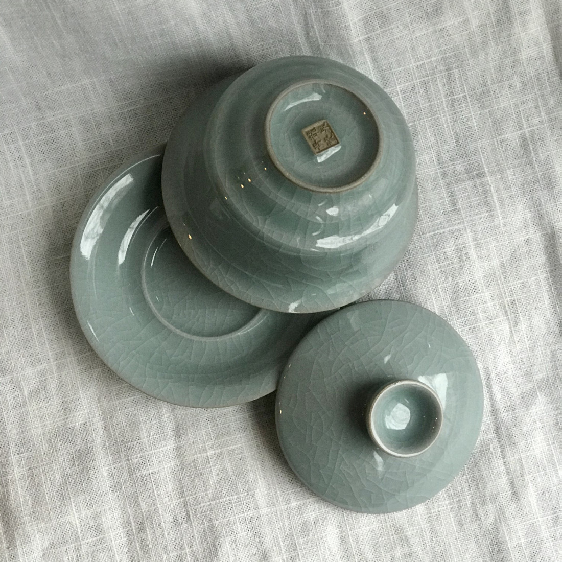 Гайвань із геяо блакитного кольору Гайвань із геяо блакитного кольору