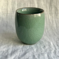 Склянка із зеленого геяо