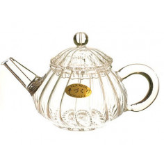 Чайник скляний зі смужками, 150 мл