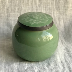 Чайниця з діао кольору зеленої сливи