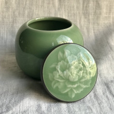 Чайниця з діао кольору зеленої сливи 2