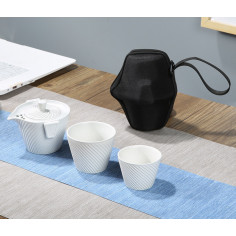 Чайний набір для подорожей (білий) 2