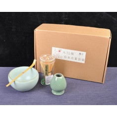 Набір для японського чаю (блакитна чаша) 2