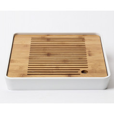 Середня чабань із білою меламіновою основою