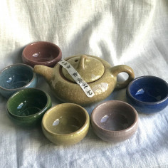 Чайник та 6 чаш «колотий лід» у подарунковій коробці