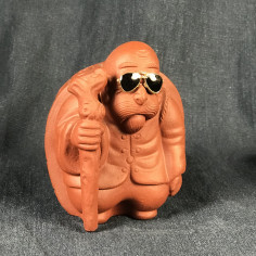 Черепаха червона з чорними окулярами із чжуні