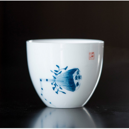 Лотоси - набір з цзиндечженьского фарфору Лотоси - набір з цзиндечженьского фарфору