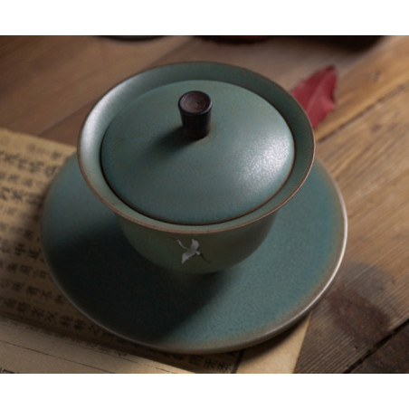 Благовістий журавель - гайвань кераміки "Жун Шань Тан"