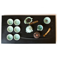 Чабань «Орхідея» із чорного каменю