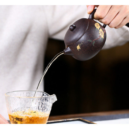 "Зустріч весни" - чайник з ісинської глини