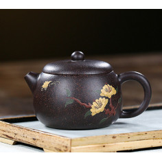 "Зустріч весни" - чайник з ісинської глини