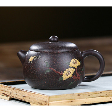 "Зустріч весни" - чайник з ісинської глини