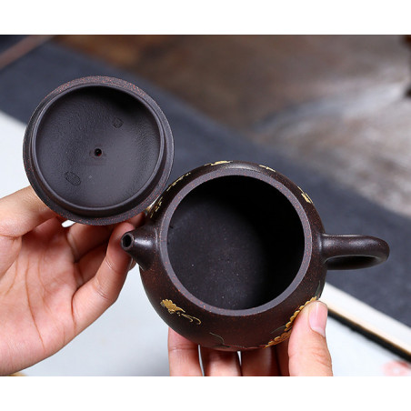 "Зустріч весни" - чайник з ісинської глини