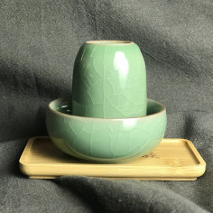 Чайна пара із зеленого геяо