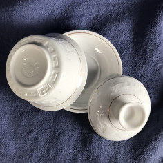 Біла гайвань з драконами та золотою ниткою 2