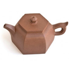 Шестигранний чайник із ісинської глини 2