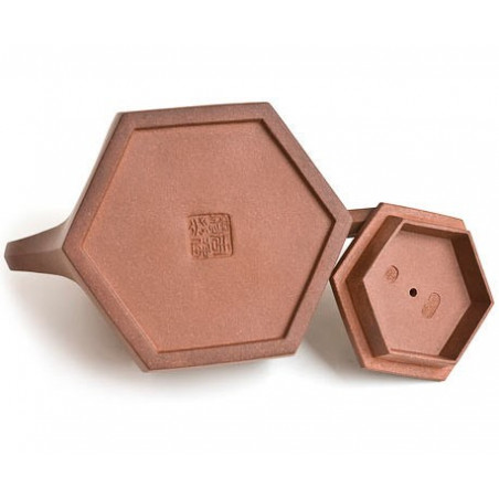 Шестигранний чайник із ісинської глини Шестигранний чайник із ісинської глини