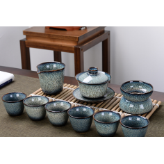 Білі нитки - набір керамічного посуду в подарунковій коробці