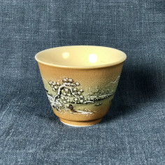 Благодатний сніг – керамічна чаша 2