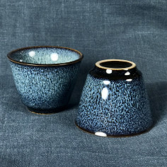 Білі нитки - керамічна чаша