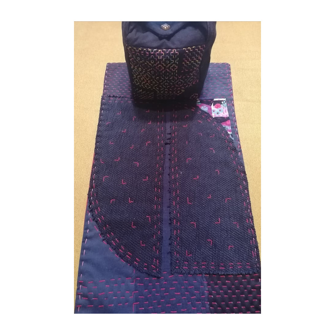 Сумка для посуду та килимок в японському стилі Сумка для посуду та килимок в японському стилі